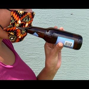 Zipper Drink and Eat Face Mask (Multiple Colors )
